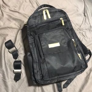 JuJuBe BRB Diaper Backpack w/ Stroller Attachments